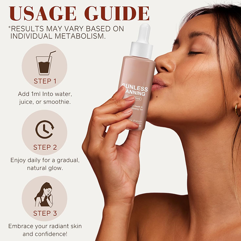 Beauty Cosmetics Skin Care Moisturizing Supports Skin Health Sunless Tanning Drops