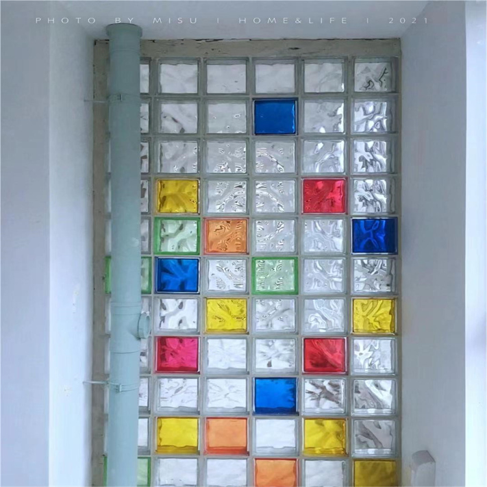 Ultra Clear Hollow Glass Brick Square Glass Block for Wall