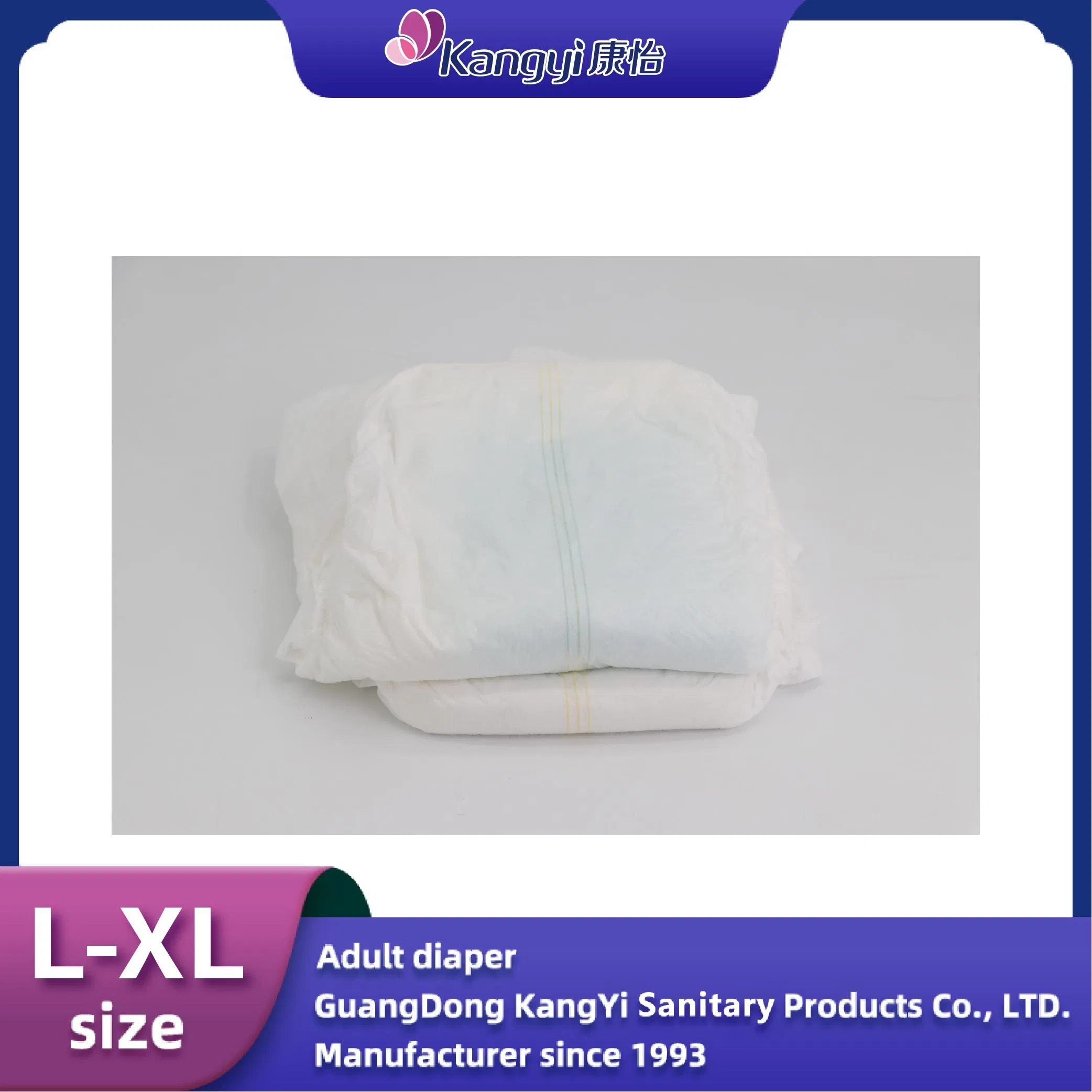 Cheap Customization Adult Product High Absorbency Maximum Soft Tape Type Disposable Adult Diaper