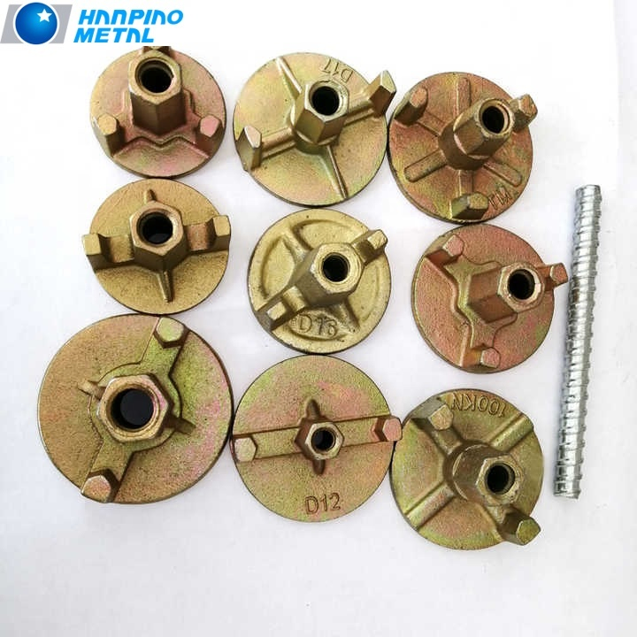 Concrete Scaffolding Formwork System Parts D15 Wing Nut Tie Rod