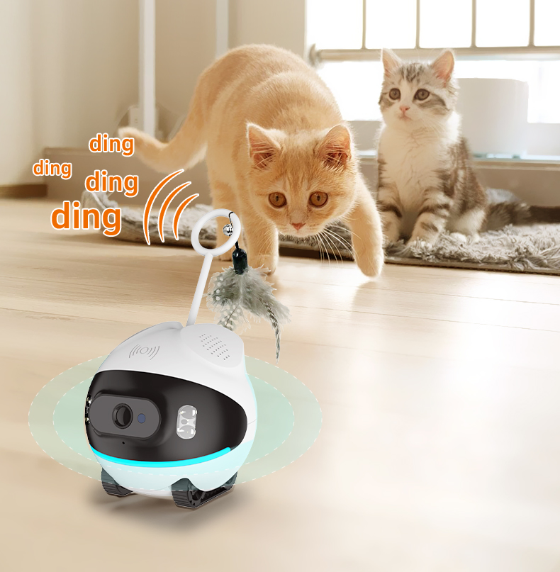 Portable 4G Wi-Fi Dual-Mode Reusable Pet Camera Battery-Powered for Small Spaces Christmas Gift