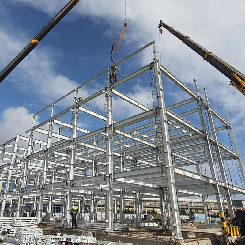 EPC High Strength and Seismic Resistance Fast Installation Prefabricated Pured Water Factory
