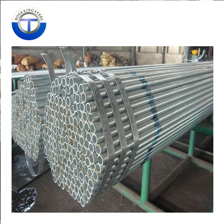 Hot Dipped ASTM A500 S235jr S275jr S355jr Grb Pre-Galvanized Round Steel Ms Pipe