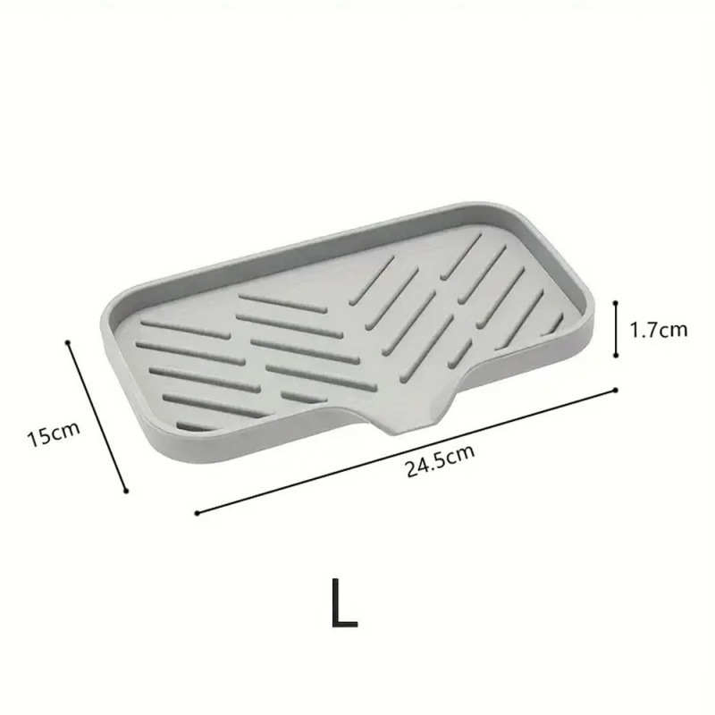 Faucet Splash Proof Silicone Pad Home Anti Slip Countertop Drain Pad