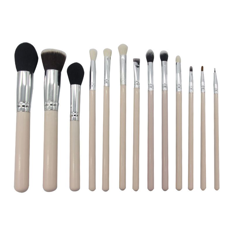 Professional Pink Make up Brushes Set 13PC Cosmetic Brush Set with Synthetic Hair