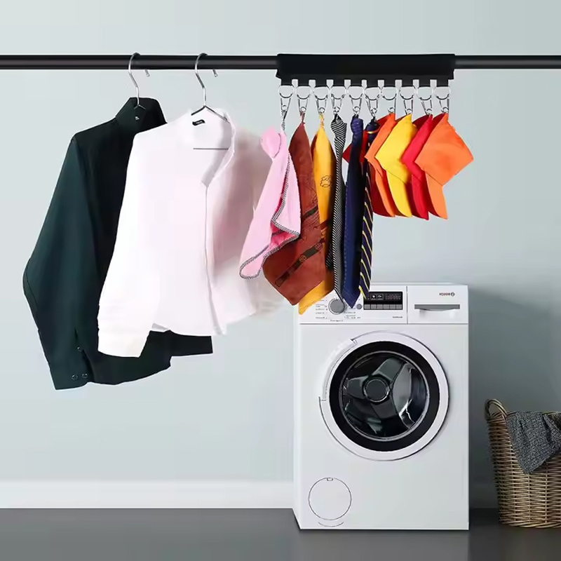Convenient and Multifunctional 10 Clip Hat Organizer Hanger for Household