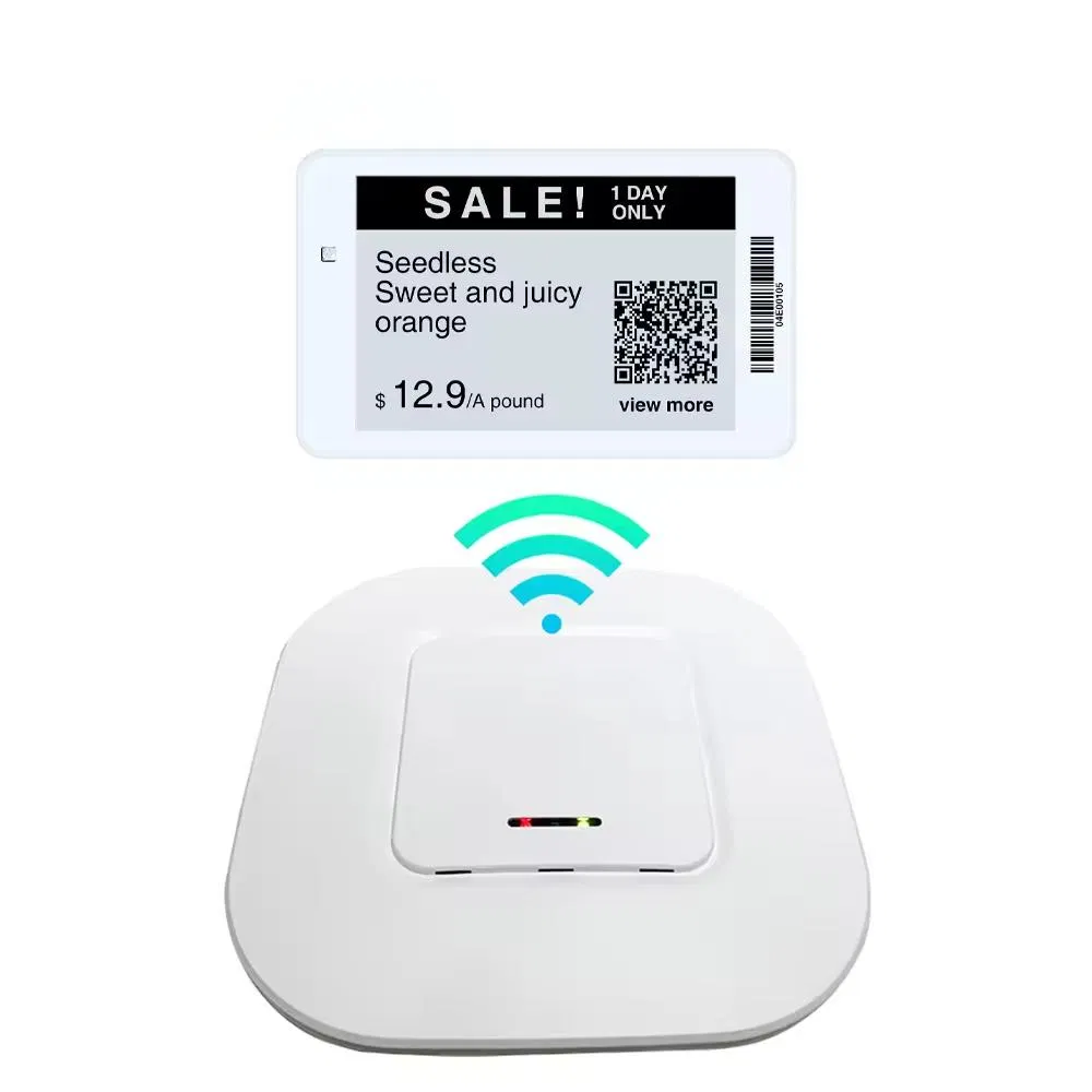 Black and White 3.52-Inch Supermarket Shelf Electronic Price Tag