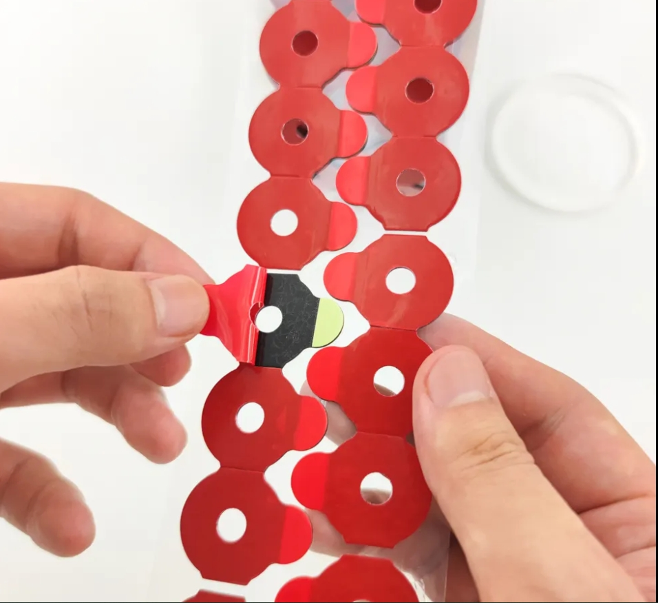 Factory Clear Lens Edging Blocking Pads Optical Eyeglasses Transparent Oval Anti Slip Adhesive Sticker Tape Processing Polishing