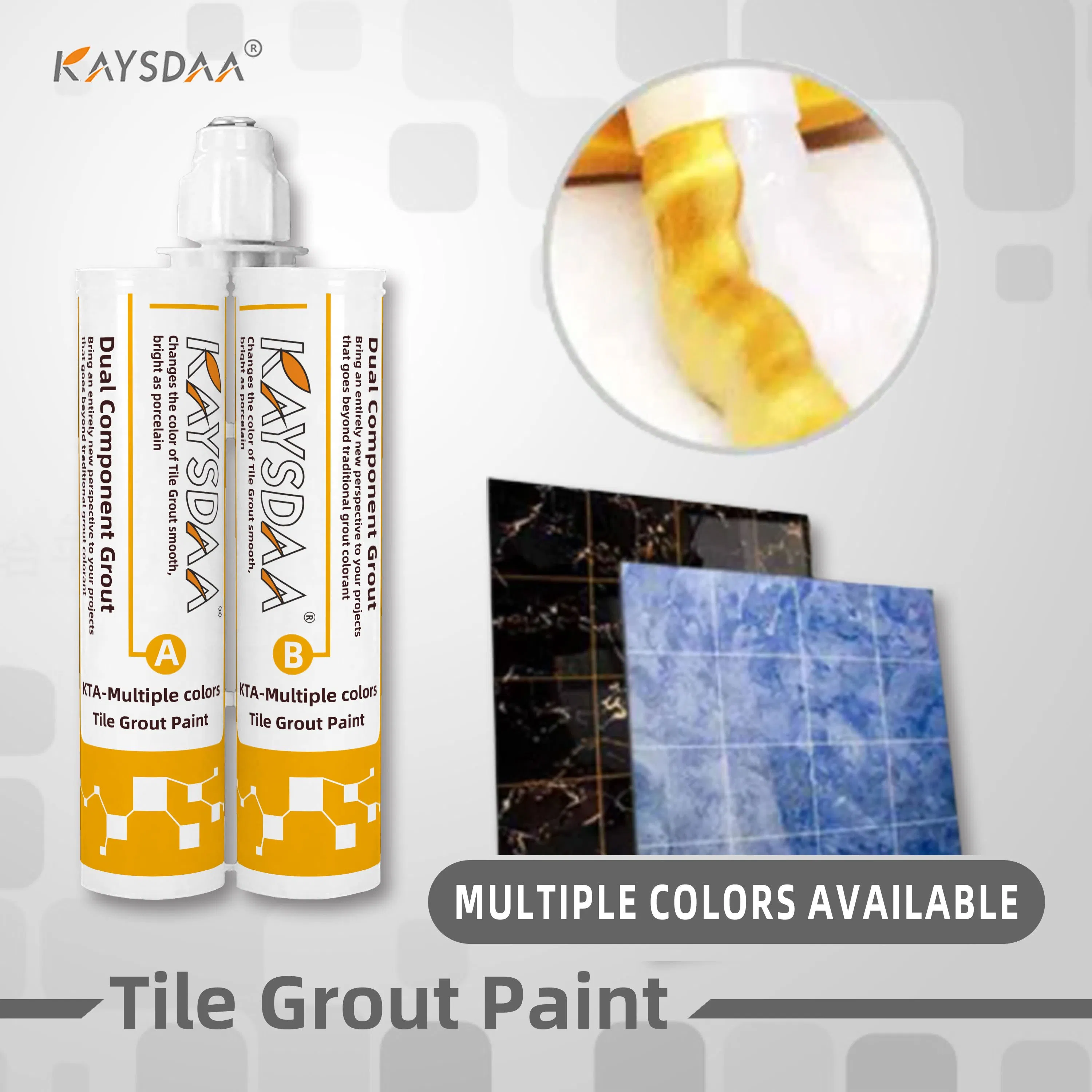 Shining Silver Color Yellowing Proof Water Resistant Tile Grout Sealant