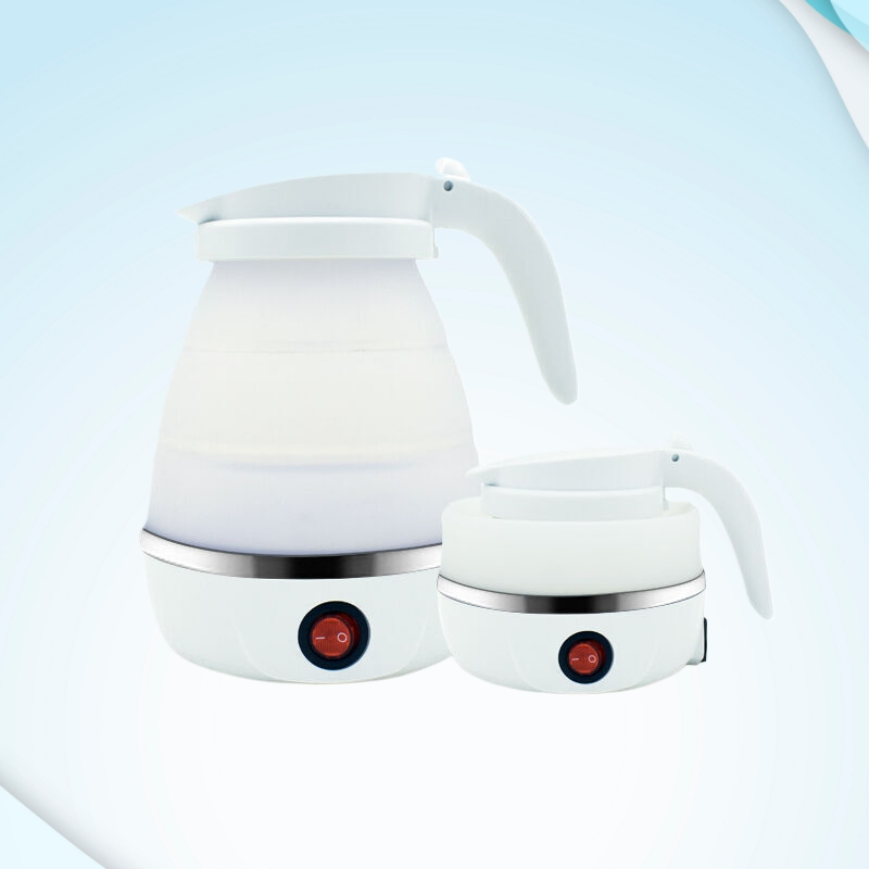 Portable Folding Kettle for Camping and Travel Convenience