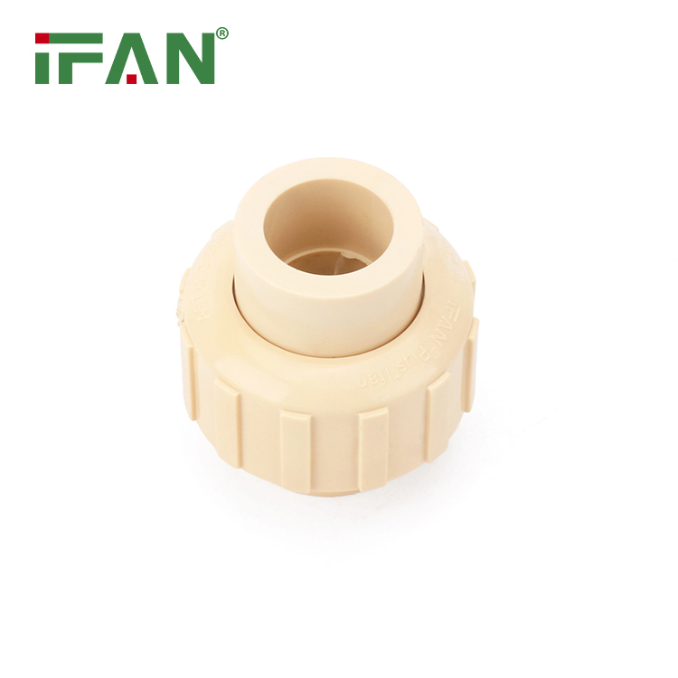 Ifan Factory Supply Pipe Fittings CPVC 1/2-2 Inch CPVC Pipe Fittings Good Performance DIN 8079 Union CPVC Fitting