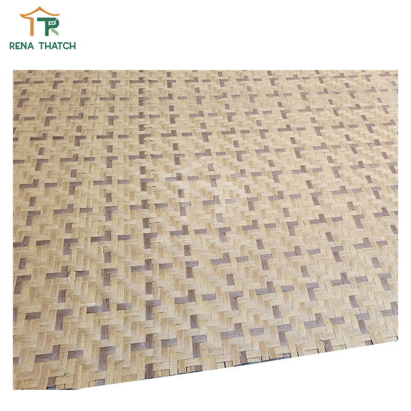 Popular Durable Artificial Basketweave Herringbone Bandeau Plastic Rattan Cane Webbing
