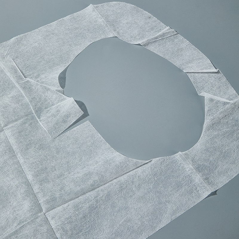 Oilproof Disposable SMS PP Nonwoven Bibs One Time Use