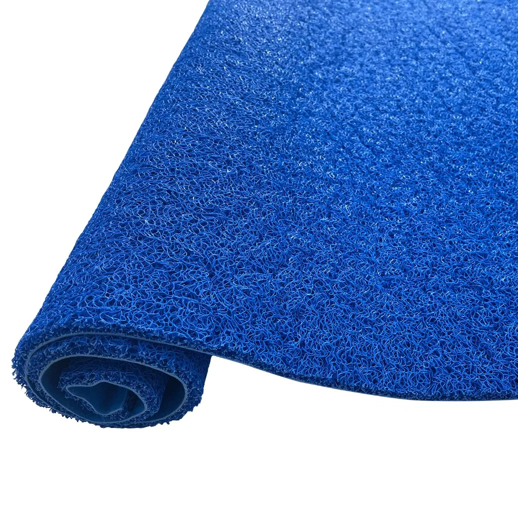 PVC Cushion Mat Front Door Mat, Entrance Durable PVC Material with Non Slip PVC Foam Backing Mat Outdoor for Home