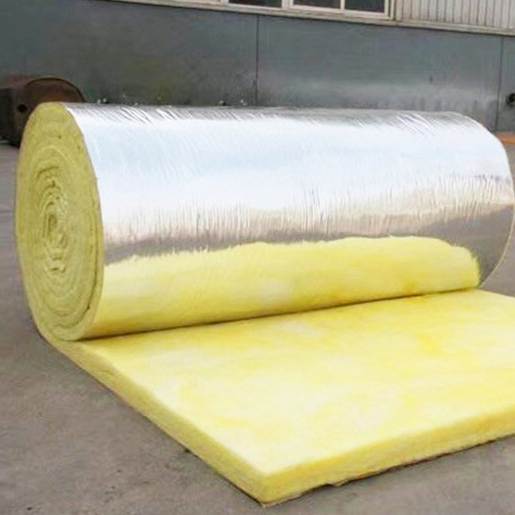Fireproof Heat Insulation Water Repellent Vacuum Aluminum Foil Veneer Glass Cotton Roll Felt