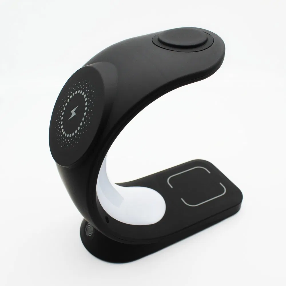 3-в-1 беспроводная зарядка для телефона с RGB-подсветкой