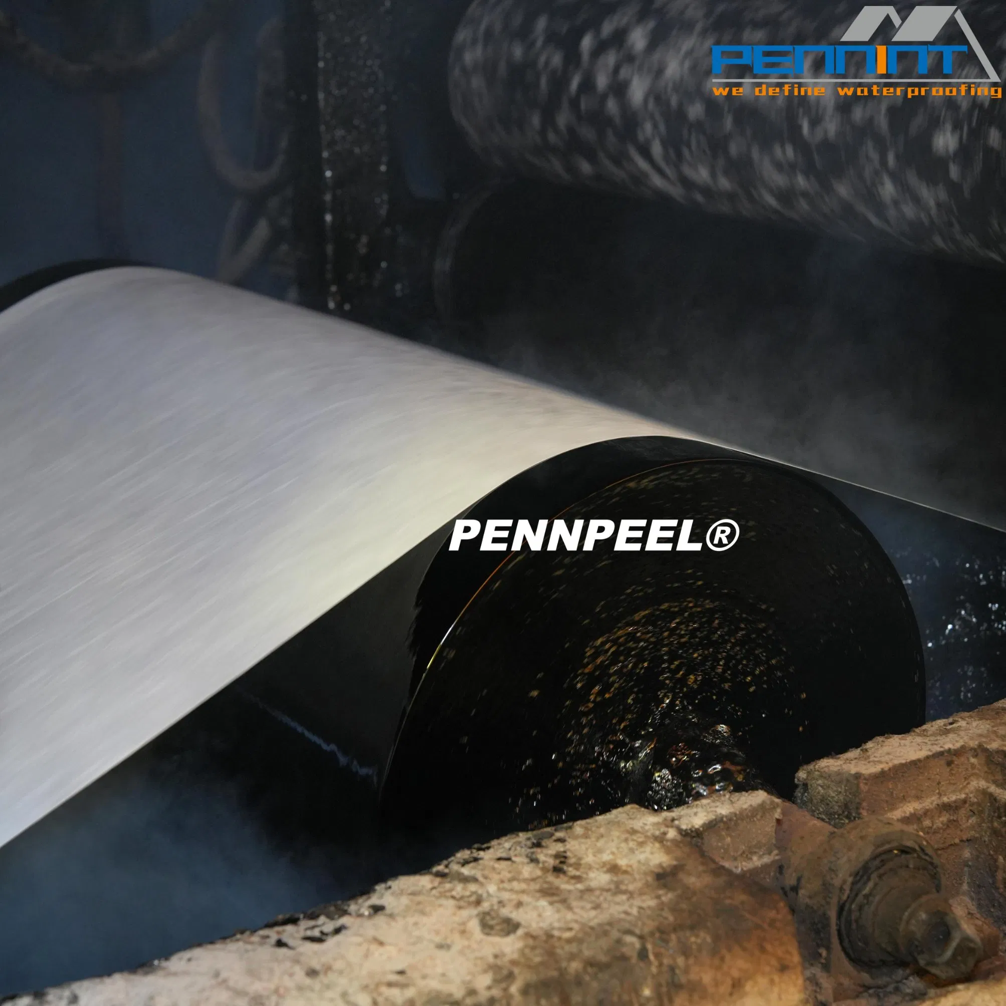 Self-Adhesive Bitumen Waterproof Membrane with Rigid HDPE Film