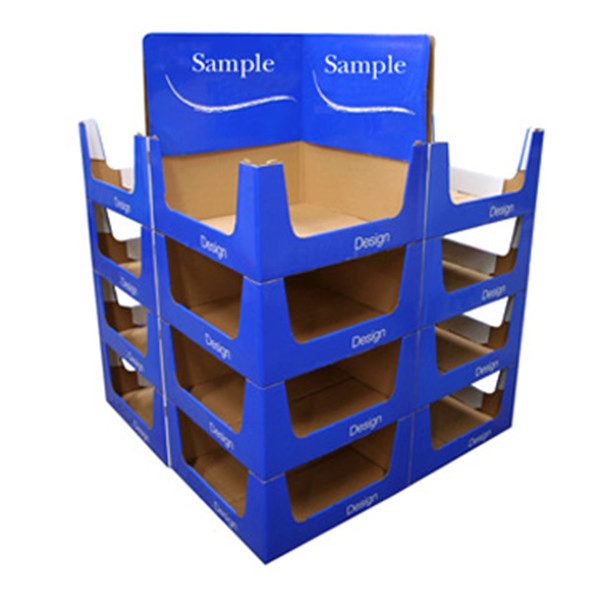 Custom Printed Corrugated Paper Shelf Display Box