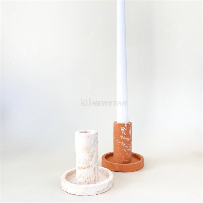 Newstar Home Decoration Natural Marble Tray Travertine Tray Plate Candle Holder Tray