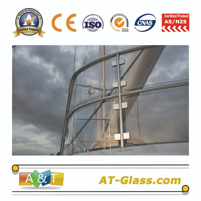 Safety Transparent Toughened Glass with Certificate, for Window, Shower Door Glass