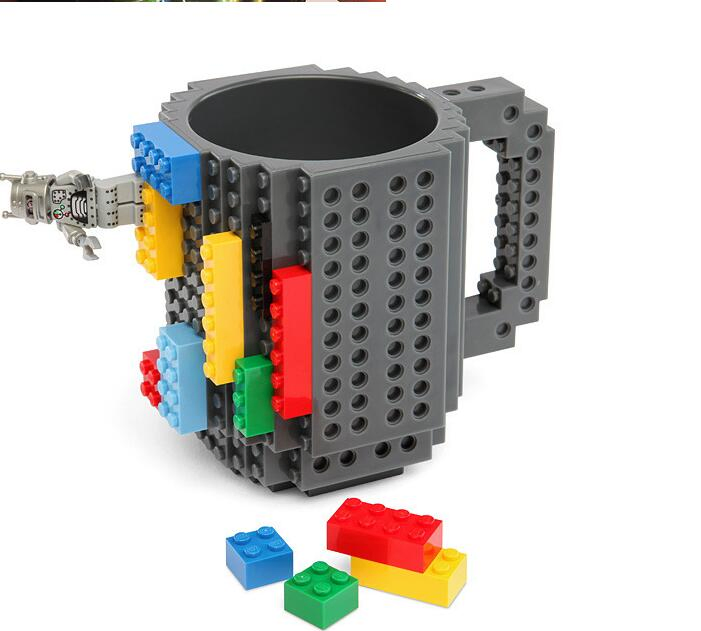 Whosale Fashion Creative Ceramic Building Blocks Mug Cup