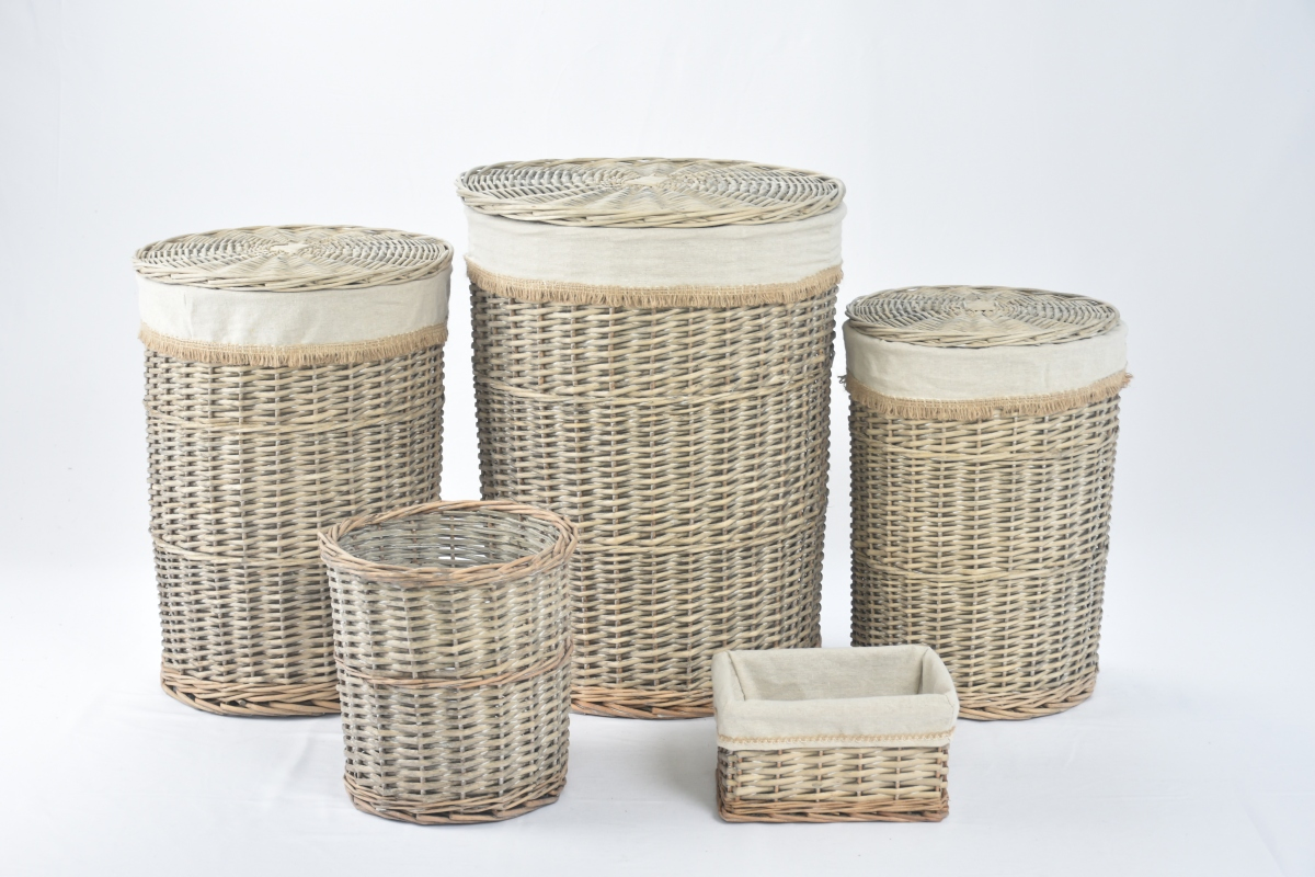 Best Selling Willow Laundry Basket Home Storage Box Eco Friendly Hamper