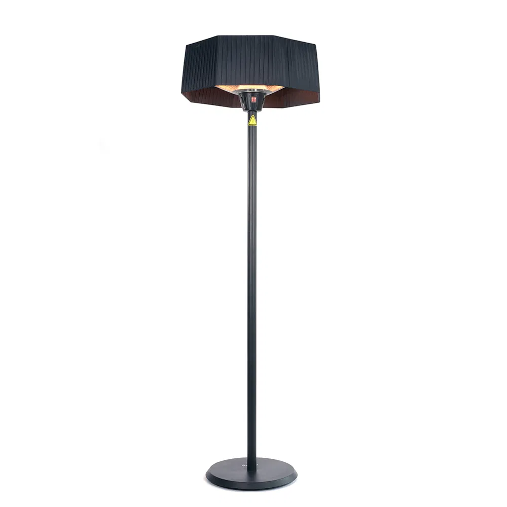 Freestanding Patio Heater 1500W Infrared Quartz Electric Winter Heater for Indoor and Outdoor