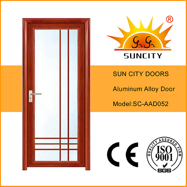Beautiful Bathroom Door with Tempered Glass (SC-AAD049)