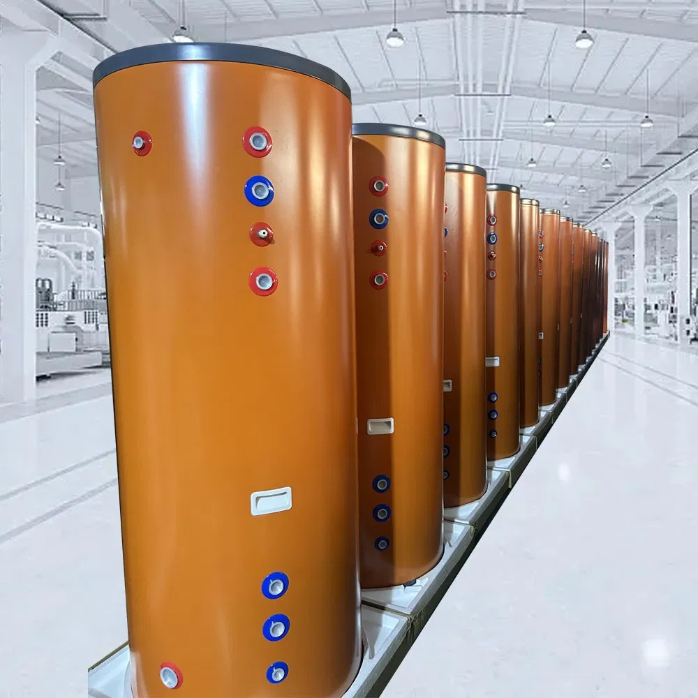 50L Pressurized Water Heater Buffer Tank with Heat Exchanger Coil