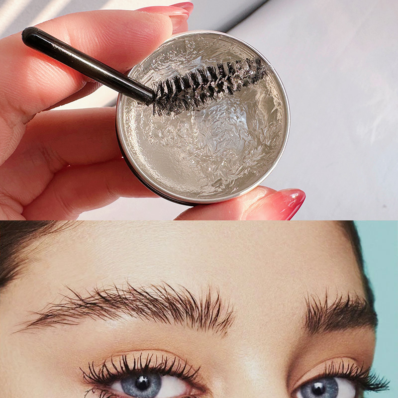 Hot Selling Long Lasting Natural Waterproof Brows Styling Gel Eyebrow Cream Brows Soap with Brush