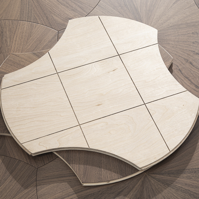 Паркетная доска Luxury Hotel из дуба и ореха