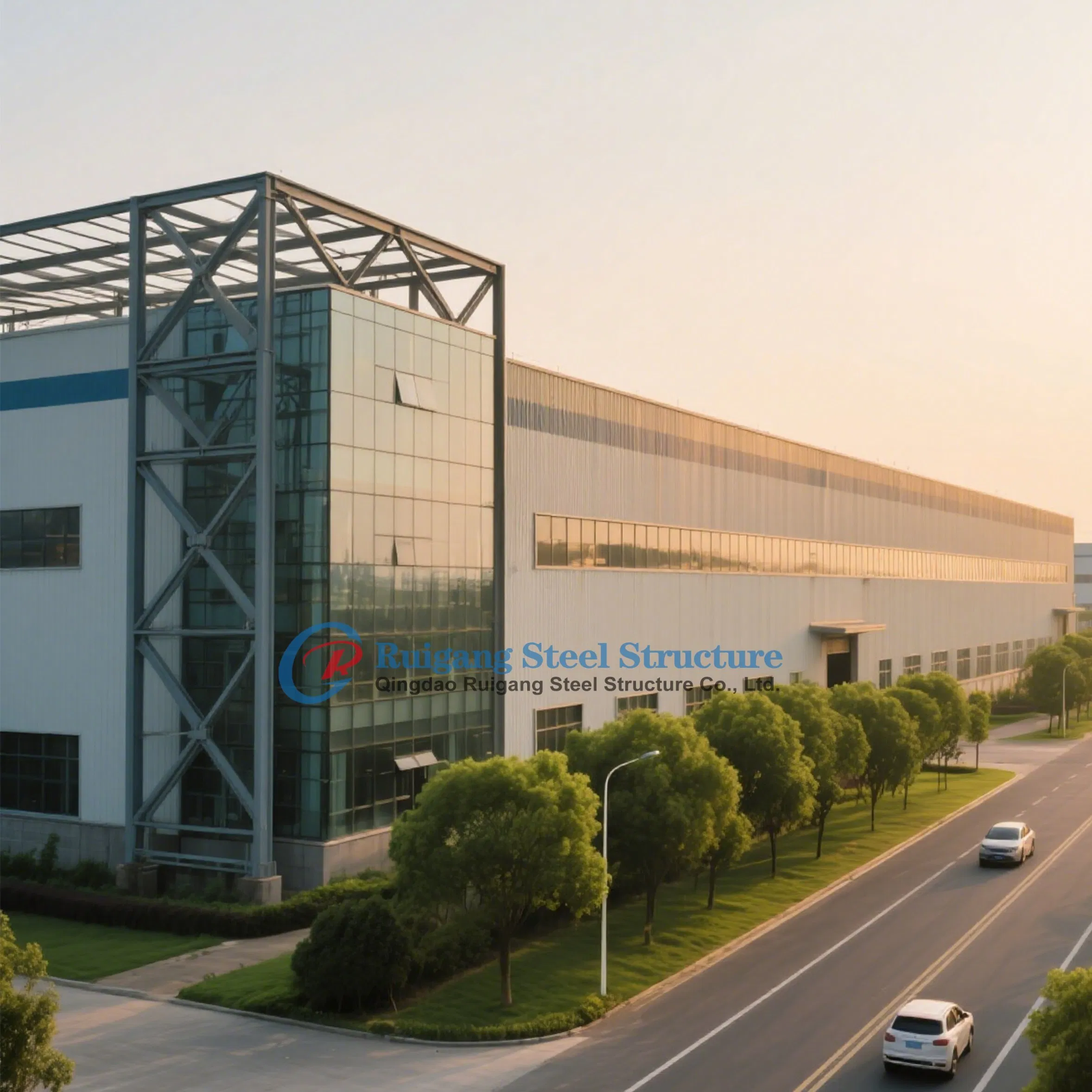 Small Steel Prafab Building Garage Design Prefabricated Steel Warehouse Workshop Hangar Steel Structure