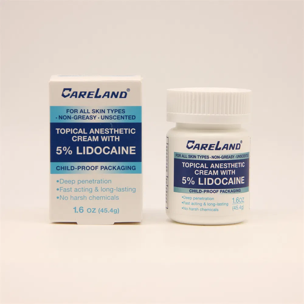 No Harsh Chemicals Temporarily Pain Relief Lidocaine Gel Cream