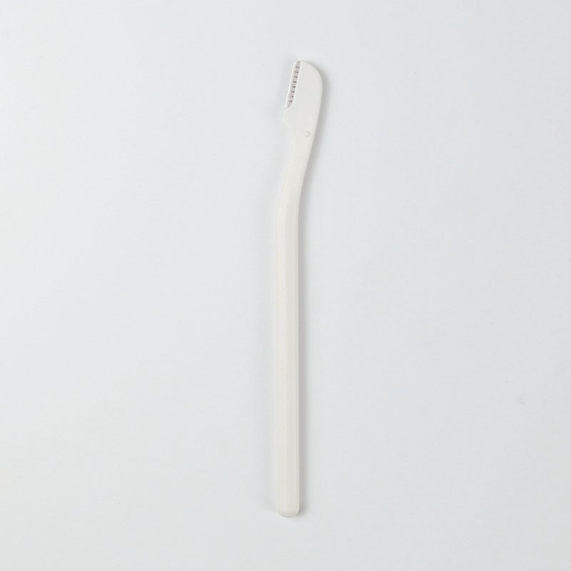 Portable Stainless Steel Double-Blade Disposable Razor & Travel Eyebrow Trimmer