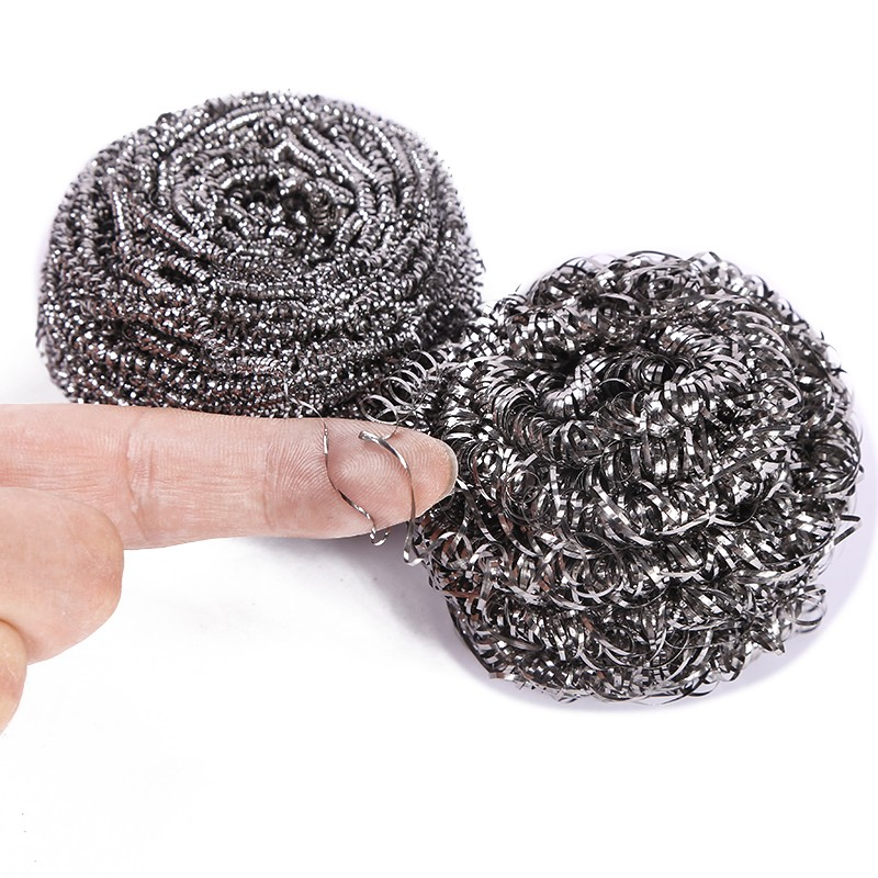Spiral Ss Scourer with Polybag