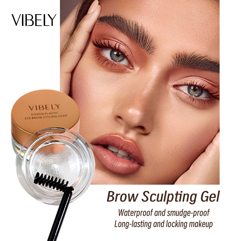 Natural Eyebrow Enhancer Gel Waterproof Vegan Transparent Styling Eyebrow Wax