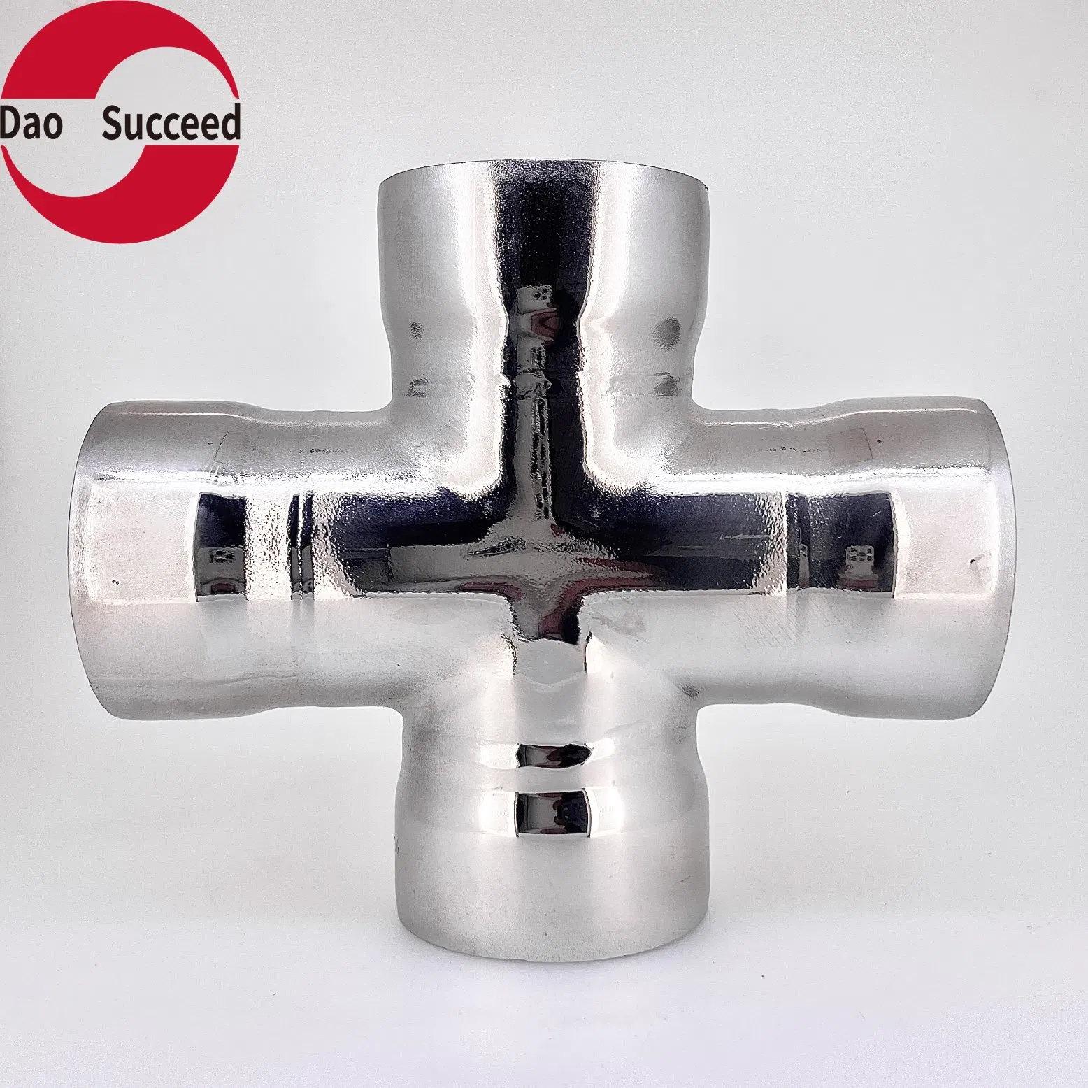 100mm Socket-Weld Plumbing Fittings Straight Cross Stainless Steel