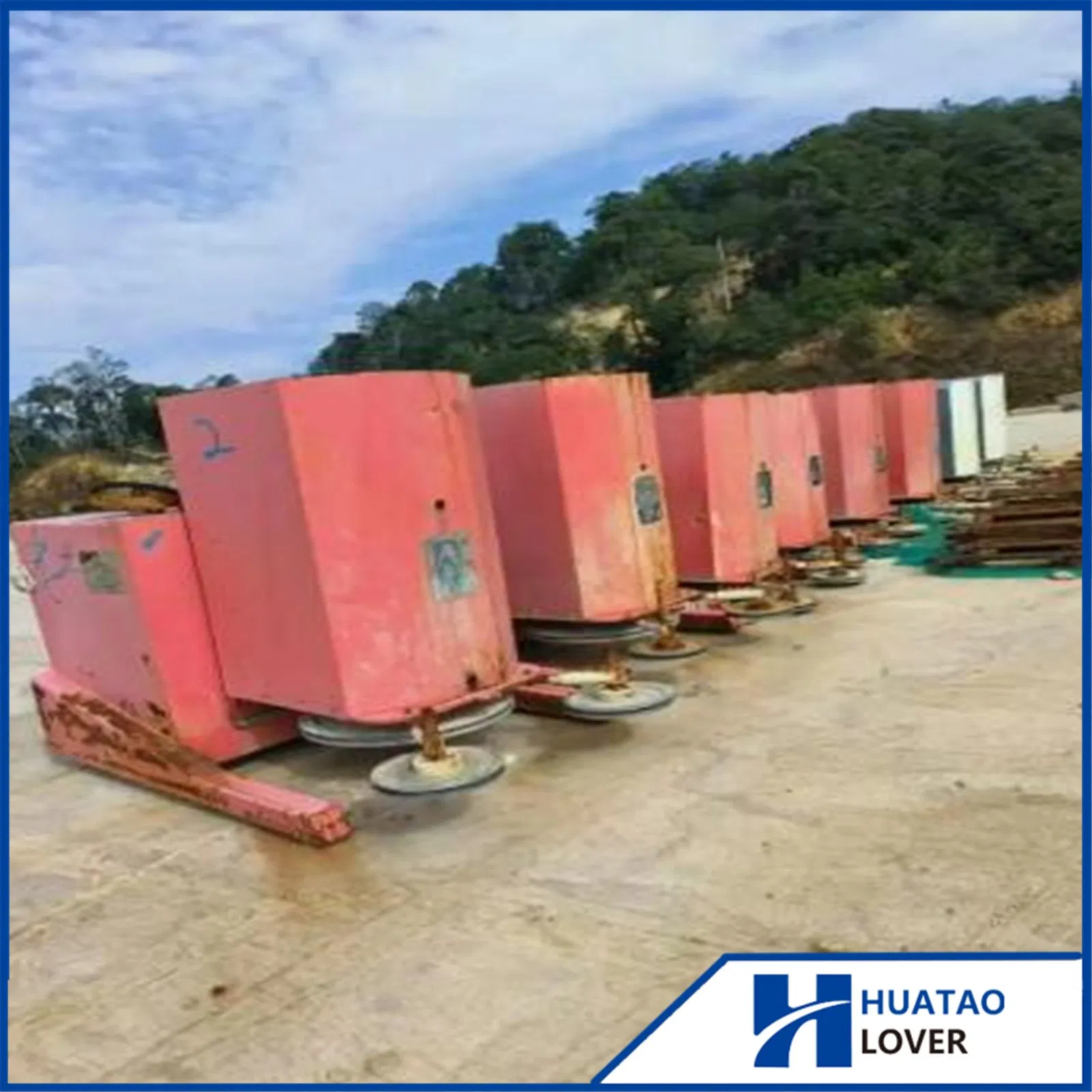 Рельсовая алмазная пила с регулируемым углом для мрамора