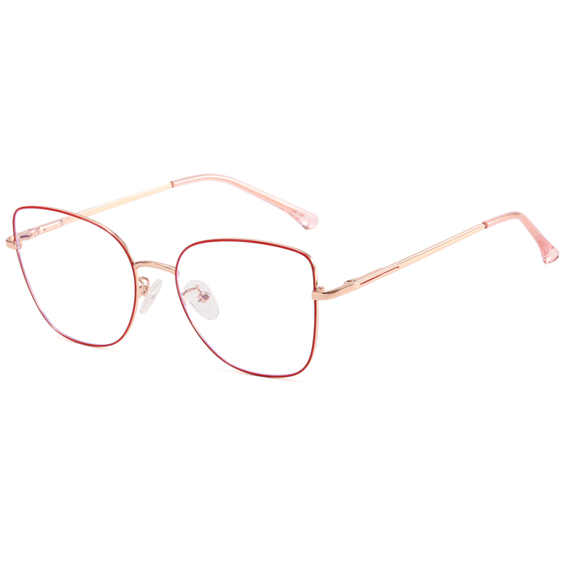 Spring Leg Cat Eye Eyeglasses Frames Eyewear Womens Thin Elegant Optical Spectacle