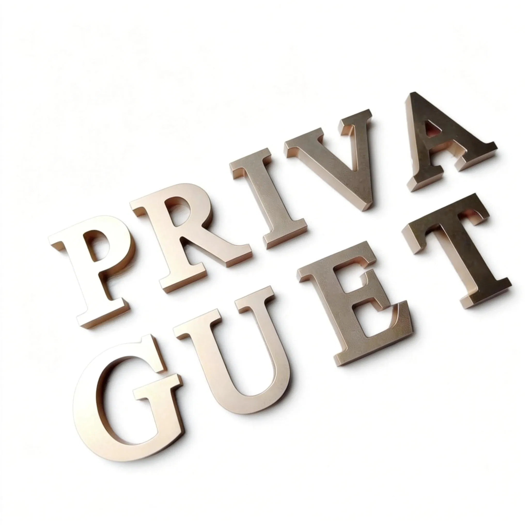Stainless Steel Channel Letter Sign for Customized Decoration and Advertising