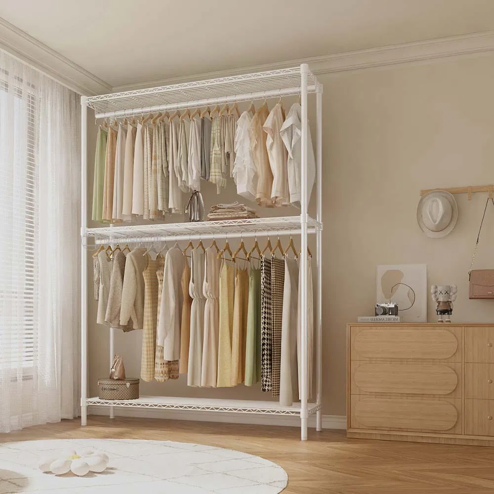Indoor Coat Rack to Hang Bags and Clothes Floor Rack Simple Household Bedroom Garment Rack