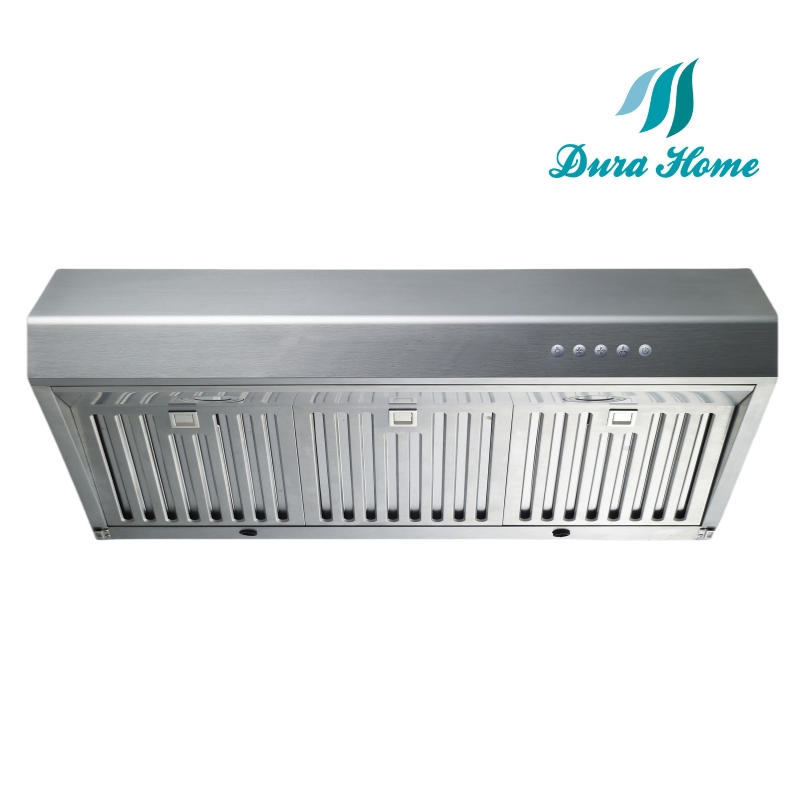 Contemporary Black Kitchen Hood Cooker Hood Range Hood Chimney with 900 Cfm and Low Noise