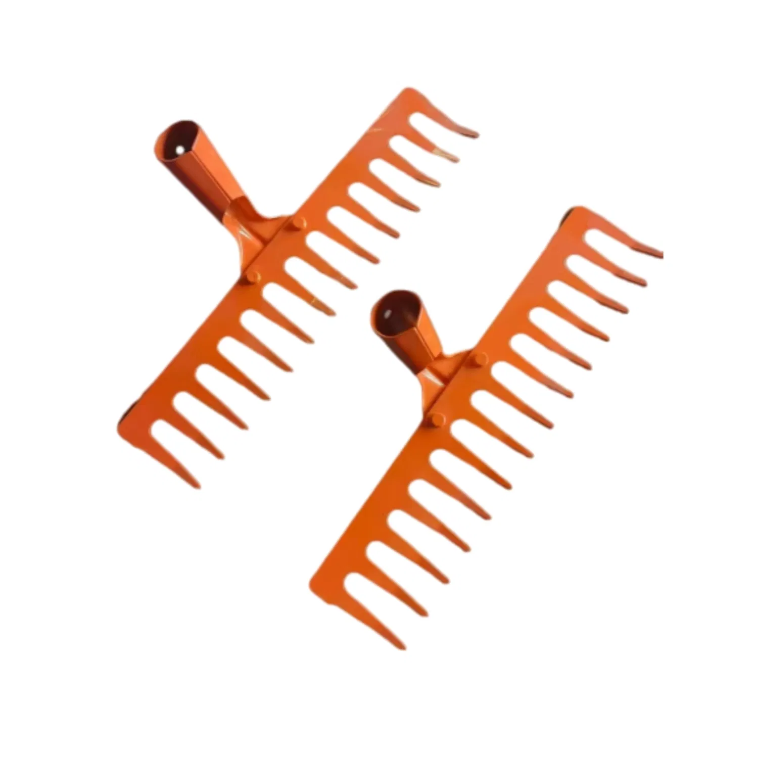 Durable Plastic Grass Rake, Efficient Gardening Tool for Clearing Fallen Leaves and Hay.