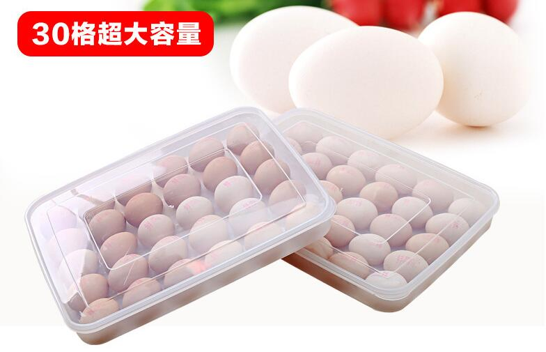Wholesale Strong Clear PP Plastic Storage Egg Box for 30 Eggs