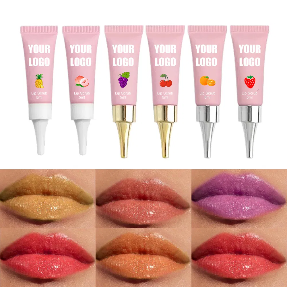 Private Label Natural Organic Fruit Strawberry Lip Care Exfoliator Lip Scrub Supplier