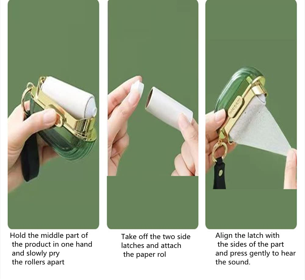 Luxury Reusable Mini Extra Sticky Double-Sided Travel Portable Pet-Hair Remover Lint Roller