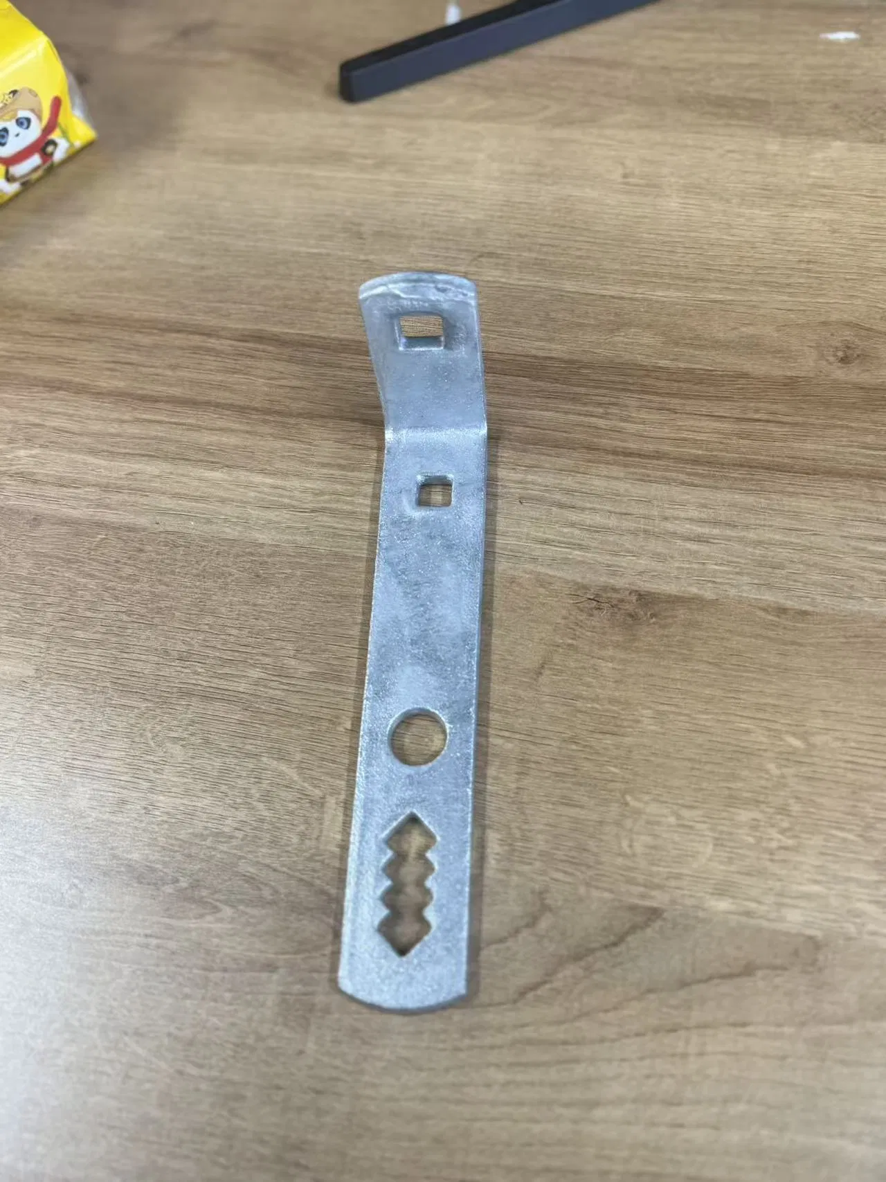 Galvanized Double Arming Plate Support Bracket for Pole Line Hardware