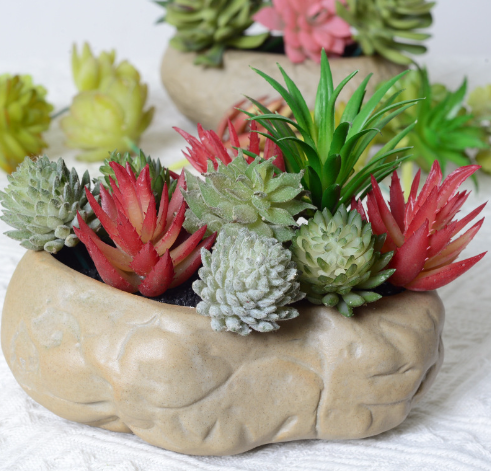 Суккулент искусственный миниатюрный пластик