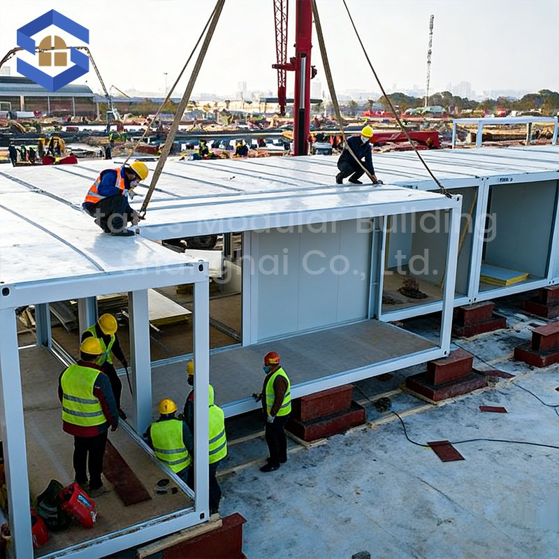 Fast Build Container Hospital Post Disaster Reconstruction Temporary Resettlement House Emergency Disaster Relief Container House