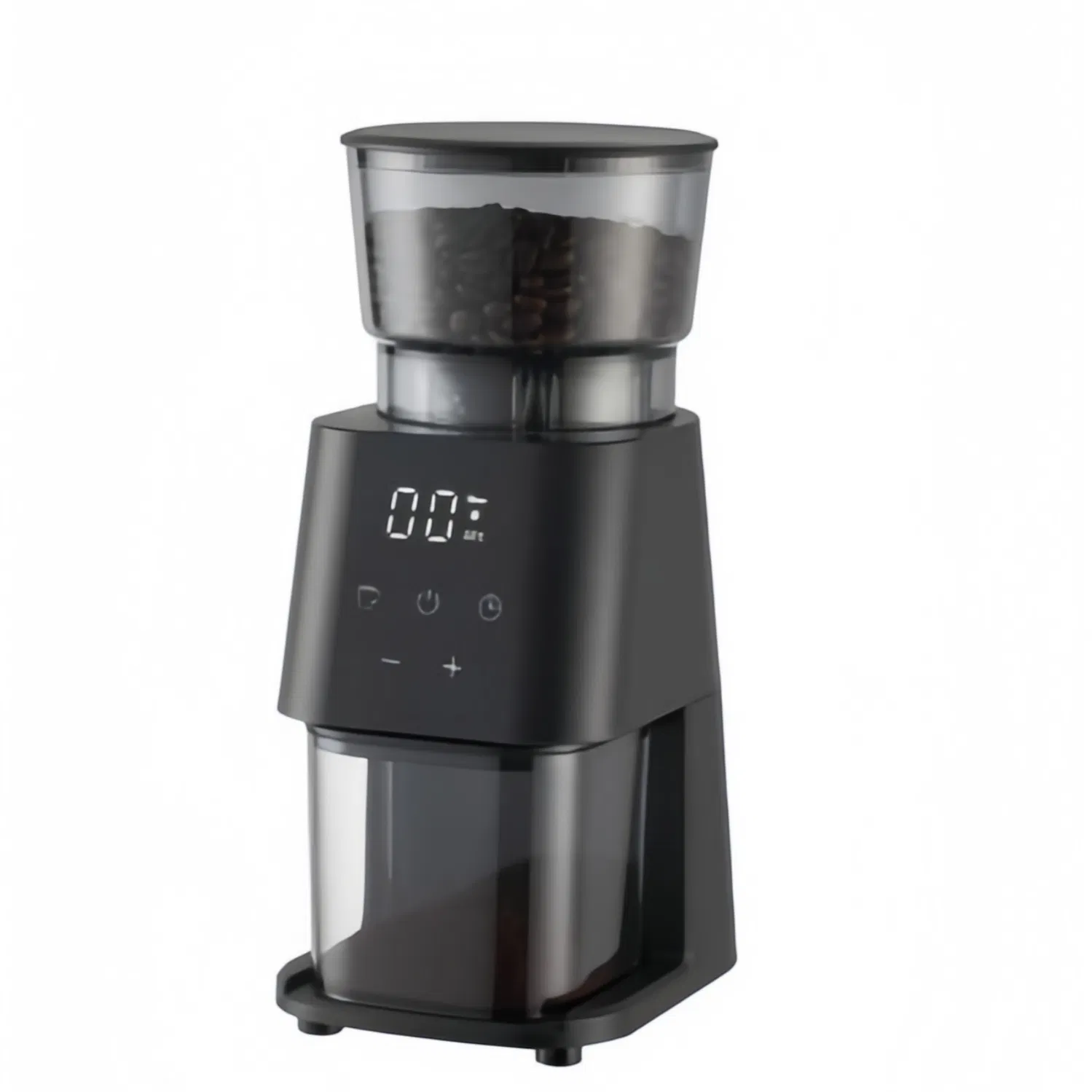 Coffee Bean Grinder Electric Adjustable Settings Durable Home Commercial Use